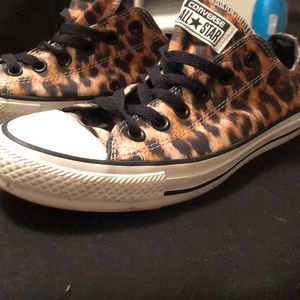 Cheetah Print Converse